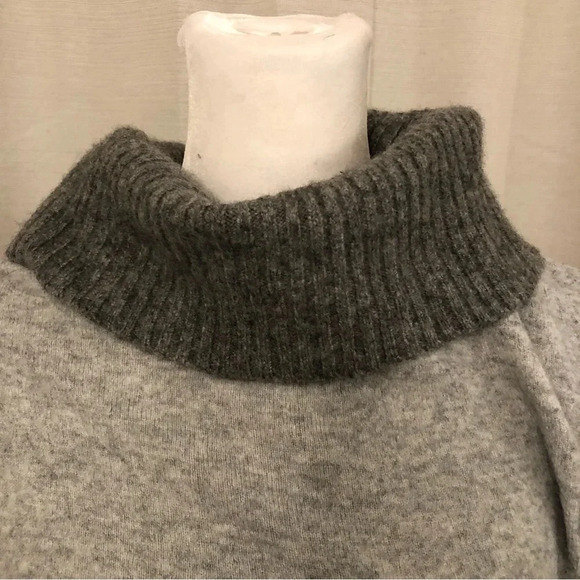 Funsport Cashmere Blend Turtleneck Sweater Grey XL - Picture 2 of 8